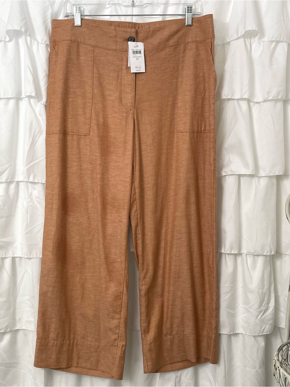 J. Jill Wide-Leg Trouser Pants in Copper